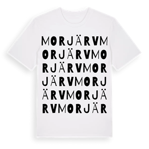 Morjärv ordlek t-shirt – ekologisk bomull t-shirt från Pinshirt