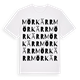 Mörkärr ordlek t-shirt