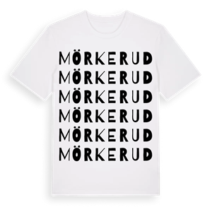 Mörkerud ordlek t-shirt – ekologisk bomull t-shirt från PinShirt
