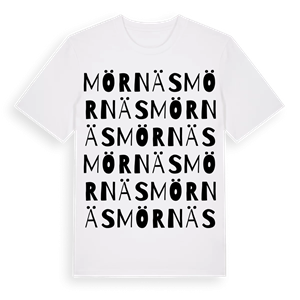 Mörnäs ordlek t-shirt – ekologisk bomull t-shirt från PinShirt