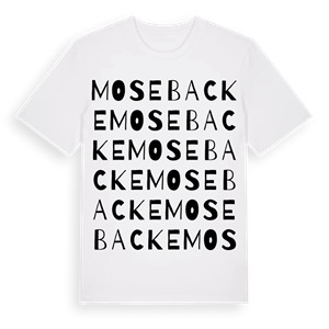 Mosebacke ordlek t-shirt – ekologisk bomull t-shirt från PinShirt