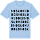 Blue Soul t-shirt med Moskowudden ordlek t-shirt