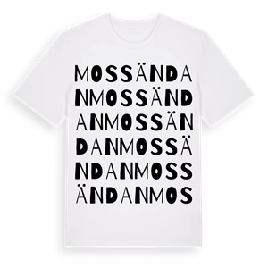 Mossändan ordlek t-shirt – ekologisk bomull t-shirt från Pinshirt
