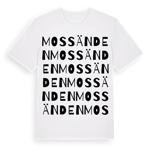 Mossänden ordlek t-shirt – ekologisk bomull t-shirt från PinShirt
