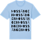 Blue Soul t-shirt med Mossängen ordlek t-shirt