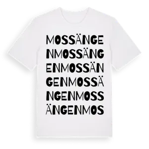 Mossängen ordlek t-shirt – ekologisk bomull t-shirt från Pinshirt