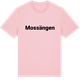 Pink Cotton t-shirt med Mossängen fetstil t-shirt