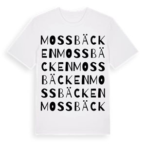 Mossbäcken ordlek t-shirt – ekologisk bomull t-shirt från PinShirt