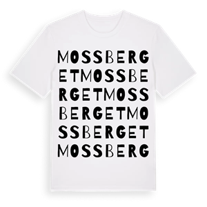 Mossberget ordlek t-shirt – ekologisk bomull t-shirt från PinShirt