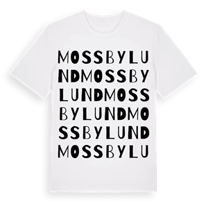 Mossbylund ordlek t-shirt – ekologisk bomull t-shirt från PinShirt