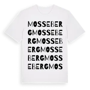 Mosseberg ordlek t-shirt – ekologisk bomull t-shirt från Pinshirt