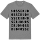 Mid Heather Gray t-shirt med Mosserud ordlek t-shirt