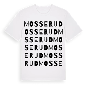 Mosserud ordlek t-shirt – ekologisk bomull t-shirt från PinShirt