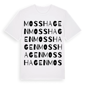 Mosshagen ordlek t-shirt – ekologisk bomull t-shirt från PinShirt