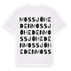 Mossjöheden ordlek t-shirt