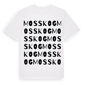 Mosskog ordlek t-shirt – ekologisk bomull t-shirt från Pinshirt