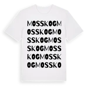 Mosskog ordlek t-shirt – ekologisk bomull t-shirt från Pinshirt