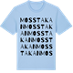 Blue Soul t-shirt med Mosstakan ordlek t-shirt