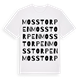 Mosstorpen ordlek t-shirt
