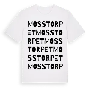 Mosstorpet ordlek t-shirt – ekologisk bomull t-shirt från Pinshirt