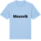 Blue Soul t-shirt med Mossvik fetstil t-shirt