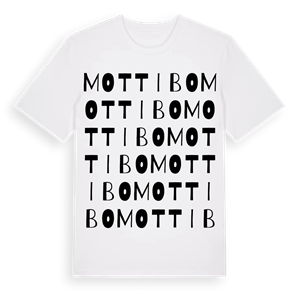 Mottibo ordlek t-shirt – ekologisk bomull t-shirt från PinShirt