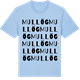 Blue Soul t-shirt med Mullög ordlek t-shirt