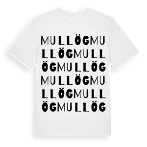 Mullög ordlek t-shirt – ekologisk bomull t-shirt från Pinshirt