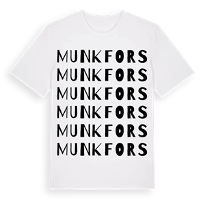 Munkfors ordlek t-shirt – ekologisk bomull t-shirt från PinShirt