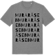 Mid Heather Gray t-shirt med Muraråsen ordlek t-shirt