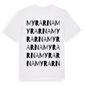 Myrarna ordlek t-shirt – ekologisk bomull t-shirt från Pinshirt