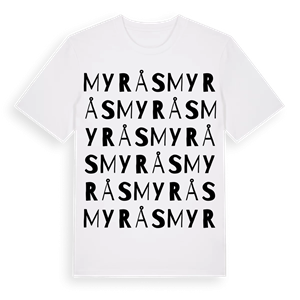Myrås ordlek t-shirt – ekologisk bomull t-shirt från PinShirt