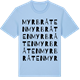 Blue Soul t-shirt med Myrbråten ordlek t-shirt