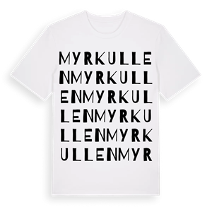 Myrkullen ordlek t-shirt – ekologisk bomull t-shirt från Pinshirt