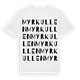 Myrkullen ordlek t-shirt