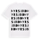 Myrsund ordlek t-shirt
