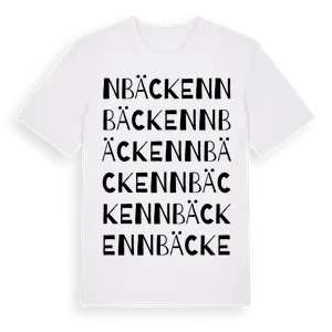 N Bäcken ordlek t-shirt – ekologisk bomull t-shirt från Pinshirt