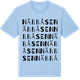 Blue Soul t-shirt med Näbbåsen ordlek t-shirt