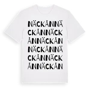 Näckån ordlek t-shirt – ekologisk bomull t-shirt från Pinshirt
