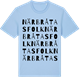 Blue Soul t-shirt med När Bråtasfolk ordlek t-shirt