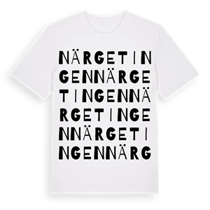 När Getingen ordlek t-shirt – ekologisk bomull t-shirt från Pinshirt