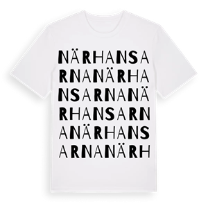 När Hansarna ordlek t-shirt – ekologisk bomull t-shirt från PinShirt