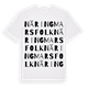När Ingmarsfolk ordlek t-shirt