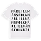 När Lillmånsfolk ordlek t-shirt