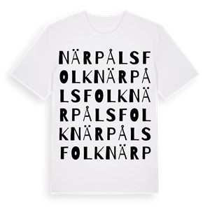 När Pålsfolk ordlek t-shirt – ekologisk bomull t-shirt från PinShirt