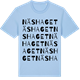 Blue Soul t-shirt med Näshaget ordlek t-shirt