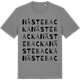 Mid Heather Gray t-shirt med Nästebacka ordlek t-shirt