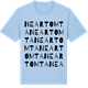 Blue Soul t-shirt med Neartomta ordlek t-shirt
