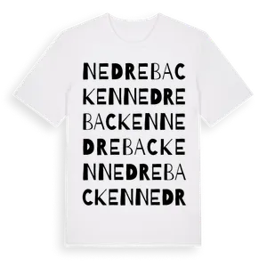 Nedre Backen ordlek t-shirt – ekologisk bomull t-shirt från Pinshirt