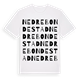 Nedre Bondestad ordlek t-shirt